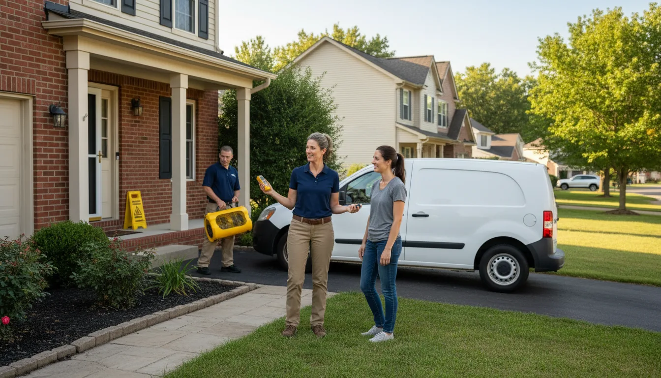 Water restoration image for Mildew Remediation in Honor, MI